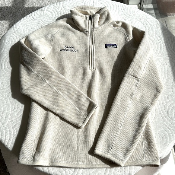 Patagonia fleece-lined off white free-lines sweat size:s - Picture 1 of 8